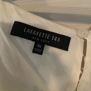 White Lafayette 148 dress